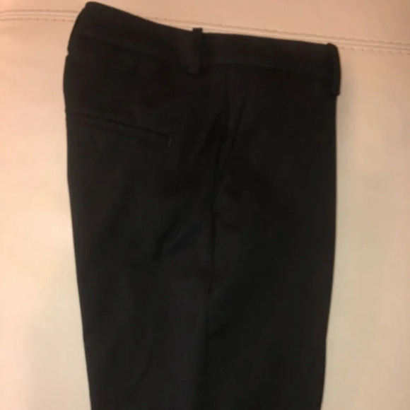 H&M Slim Fit Polyester Blend Trouser Pants Black Size 4 - Picture 3 of 5